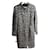 Cambon Chanel Manteaux, Vêtements d'extérieur Laine Noir Blanc  ref.1067322