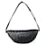 BOTTEGA VENETA Half Moon shoulder bag in pouch on strap leather Black  ref.1067328