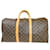 Louis Vuitton Keepall 50 Braun Leinwand  ref.1067361