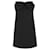 SAINT LAURENT Strapless satin minidress Black Silk  ref.1067366