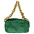 Bottega Veneta The Chain Pouch Green Leather  ref.1067394