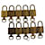 Louis Vuitton padlock 10set Gold Tone LV Auth ep1732 Metal  ref.1067431
