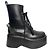 Botines Berlin de cuero negro Dsquared2