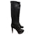 SERGIO ROSSI  Boots T.eu 37.5 leather Black  ref.1067857