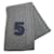 Chanel 2009 Gray Cashmere Cable Knit No 5 Scarf Grey  ref.1067883