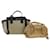 Chloé Chloe Hand Bag Leather 2Set Beige Bronze black Auth bs4905 Brown  ref.1068051