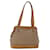 Céline CELINE Macadam Canvas Pouch Shoulder Bag 2Set Beige Auth bs6571 Brown Synthetic Leatherette  ref.1068061