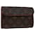 LOUIS VUITTON Monogram Pochette Florentine Waist bag M51855 LV Auth 42967 Brown Cloth  ref.1068104