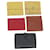 Louis Vuitton Epi Wallet 5Set Red Yellow Black LV Auth 45020 Brown Leather  ref.1068110