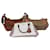 Bolsa de ombro exclusiva Coach em couro 3Definir Autenticação Marrom Branco9797  ref.1068195