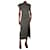 JW Anderson Khaki sleeveless asymmetric dress - size UK 6 Green Viscose  ref.1068263