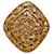 Broche Chanel Rombo Dorado Metal Chapado en oro  ref.1068430