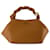 Bou Crossbody bag - Ganni - Leather - Brown  ref.1068539