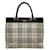 Burberry House Check Canvas Handbag Brown Cloth  ref.1068635