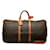 Louis Vuitton Monogram Keepall 55 Bandouliere Canvas Travel Bag M41414 in Good condition Brown Cloth  ref.1068642