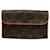Louis Vuitton Pochette Florentine Brown Cloth  ref.1068703