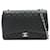 Timeless Chanel Double flap Black Cloth  ref.1068767