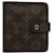 Louis Vuitton Compact zip Brown Cloth  ref.1068848