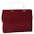 PRADA Hand Bag Nylon Red Auth 53695  ref.1068891