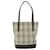 BURBERRY Nova Check Tote Bag Canvas Leather Beige Brown Auth 54021 Cloth  ref.1068896