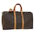 Louis Vuitton Monograma Keepall 45 Boston Bag M41428 Autenticação de LV 53093 Lona  ref.1068905