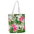 Céline CELINE Botanical Pattern Tote Bag Canvas Green Pink Auth 53737 Cloth  ref.1068910
