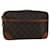 Louis Vuitton Monogram Compiegne 28 Clutch Bag M51845 LV Auth 50452 Brown Cloth  ref.1069215