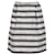 Michael Kors Stripe Skirt in White Silk  ref.1069435