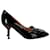 Zapatos de tacón de punta Giuseppe Zanotti en charol negro Cuero  ref.1069436