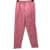 Autre Marque NON SIGNE / UNSIGNED  Trousers T.fr 36 leather Pink  ref.1069441
