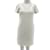 VERSACE Robes T. ca 40 polyestyer Polyester Blanc  ref.1069489