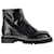 Proenza Schouler Stiefeletten mit Reißverschluss und Details aus schwarzem Leder  ref.1069678