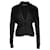 balenciaga 2009 Pleated Evening Jacket in Black Rayon Cellulose fibre  ref.1069703