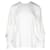 Victoria Beckham mangas drapeadas em viscose branca Branco Fibra de celulose  ref.1069707