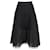 DKNY Mesh Midi Skirt in Black Polyester  ref.1069712
