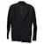 Issey Miyake Homme Blazer plisado de botonadura sencilla en poliéster negro  ref.1069716