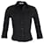 Camisa con botones Prada Vintage en algodón negro  ref.1069717