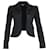 Blazer justo Miu Miu em algodão preto  ref.1069722