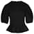 Alexander McQueen Round Sleeve Peplum Top in Black Wool  ref.1069735