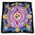 Hermès quadra o círculo das horas Rosa Azul marinho Seda  ref.1069754