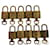 Louis Vuitton padlock 10set Gold Tone LV Auth ep1729 Metal  ref.1069873