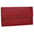 LOUIS VUITTON Epi Porte Tresor International Wallet Red man M63577 LV Auth 53802 Leather  ref.1069892