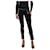 Veronica Beard Pantalon en velours noir avec détail boutonné - taille W 26 Coton  ref.1070220