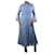 Valentino Blue bejewlled lace dress - size  ref.1070225