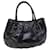 BURBERRY Blue Label Shoulder Bag Coated Canvas Black Auth cl755 Cloth  ref.1070330