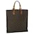 LOUIS VUITTON Monogram Sac Plat Hand Bag M51140 LV Auth 53922 Cloth  ref.1070371
