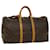 Louis Vuitton Monograma Keepall 45 Boston Bag M41428 Autenticação de LV 53200 Lona  ref.1070395