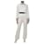 Autre Marque Cream diamond-quilt ski jumpsuit - size S Nylon  ref.1070486