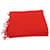 Hermès HERMES RED PLAID BLANKET 135x170CM CASHMERE BLANKET SOFA THROW  ref.1070807