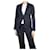Jil Sander Blue pinstripe wool-blend blazer - size UK 8  ref.1070962